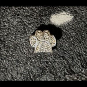 Paw Print pandora charm with Rhinestones